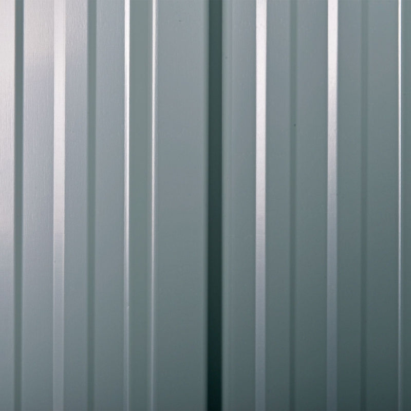 Dark Grey 8ft x 6ft Garden Storage Shed