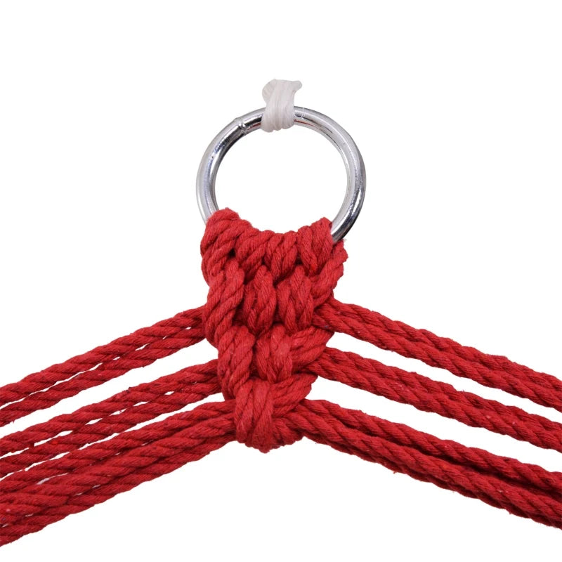 Striped Hammock Swing Chair - Indoor/Outdoor Hanging Seat