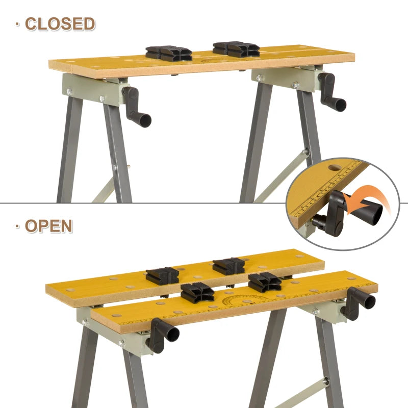 4-in-1 Folding Workbench for DIY Projects