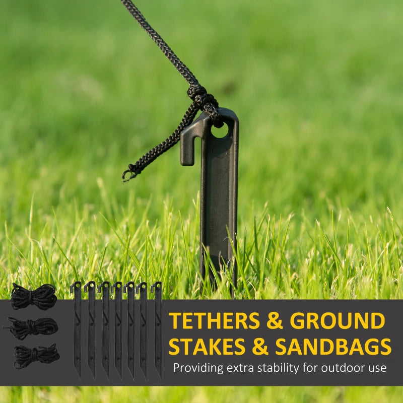 Giant 10ft Halloween Inflatable Ghost with Hat - LED Blow Up Scary Outdoor Decoration for Yard, Garden & Party