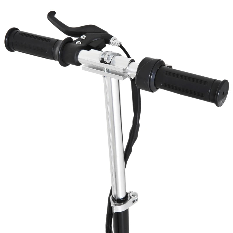 Folding Electric Scooter for Kids Ages 7 to 14 Black Ride On Toy