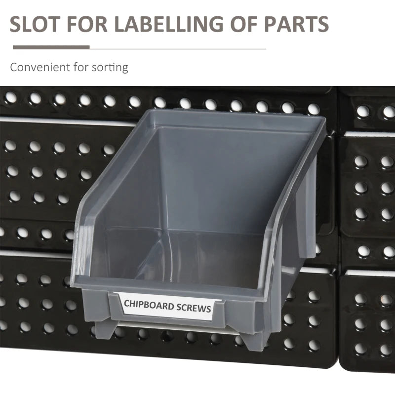 Efficient Wall Storage for Tools and Screws