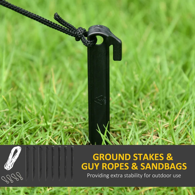 8.9ft Inflatable Three-Headed Ghost for Halloween - Spooky Outdoor Decoration, Perfect for Yard or Party