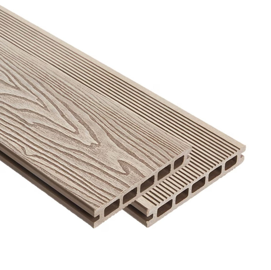 Ambideck 5m Double Faced Woodgrain Composite Decking Board 148mm X 25mm