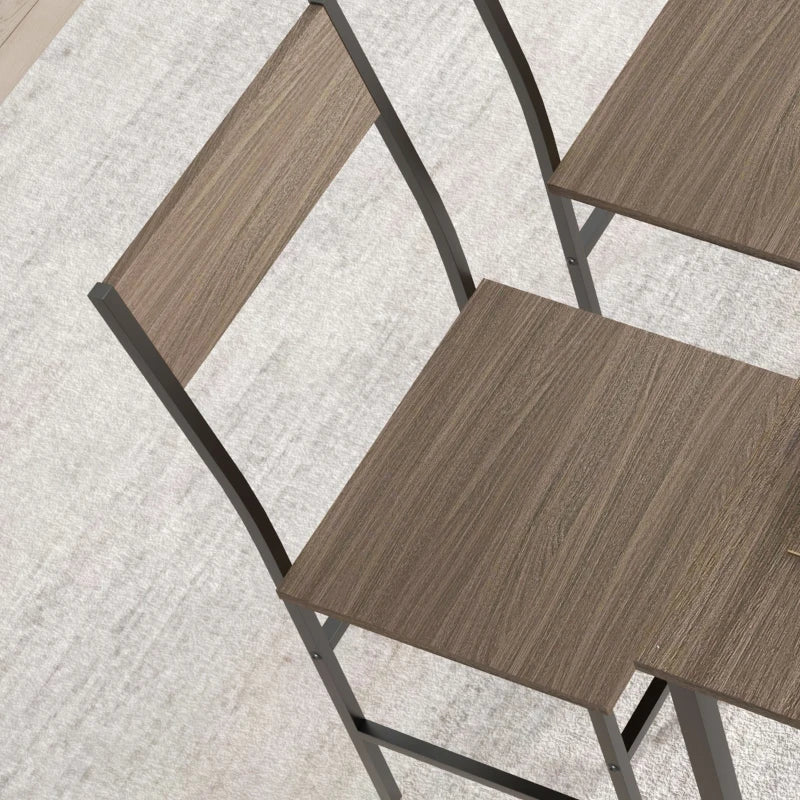 Stylish Four-Piece Dining Set with Table, Chairs, and Bench - Perfect for Modern Homes and Family Gatherings