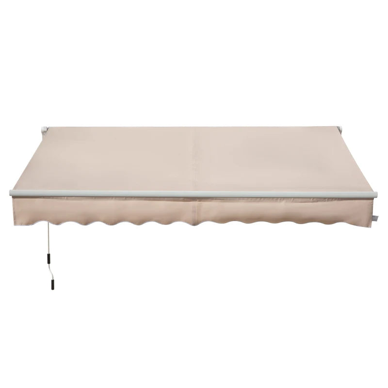 Beige 4m x 2.5m Manual Awning