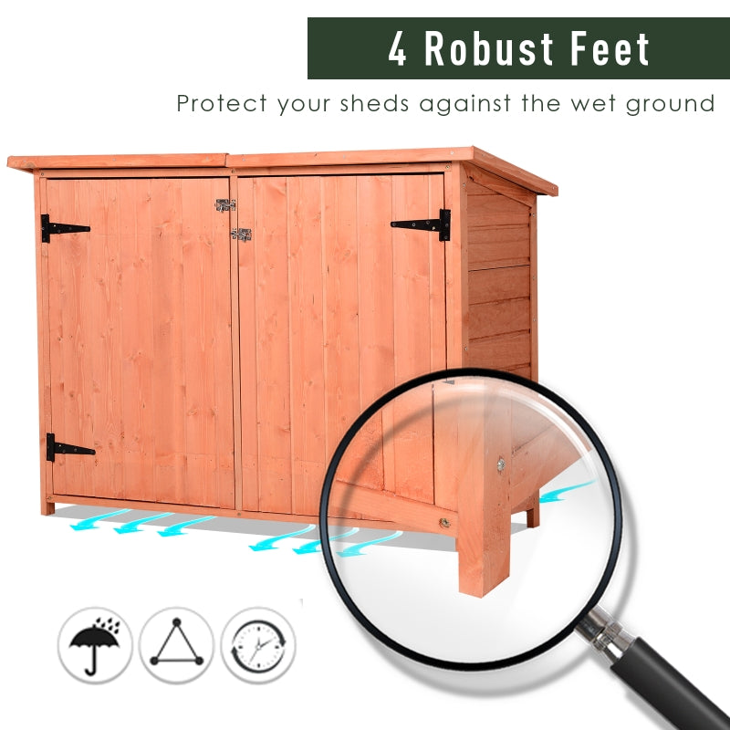 Wooden Garden Tool Shed