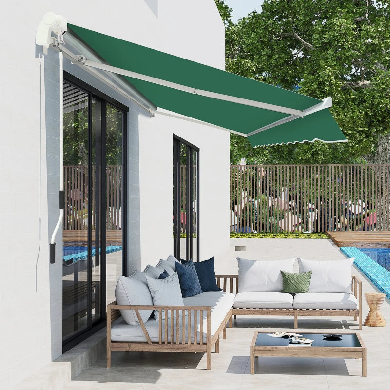Retractable Awning - Green