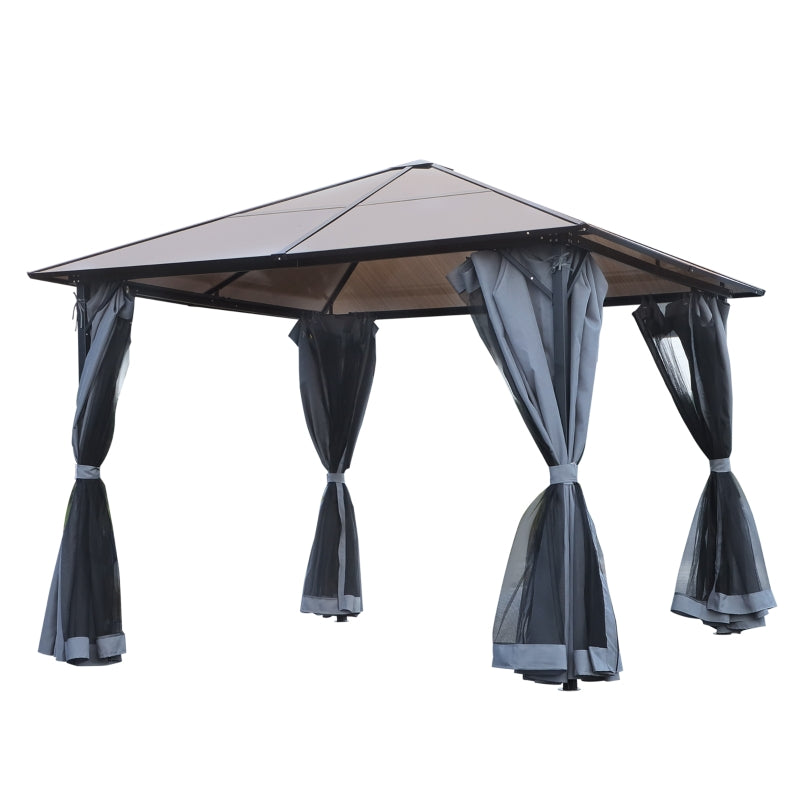 3m x 4m Aluminium Hard Top Gazebo