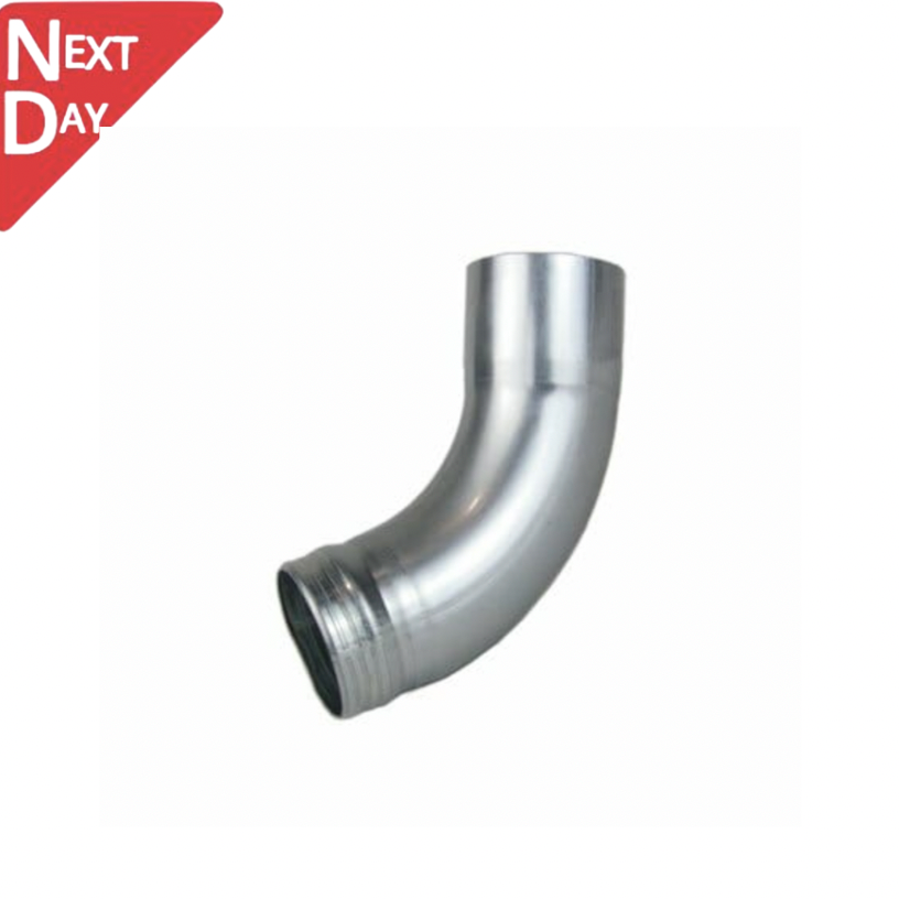 80mm Galvanised Steel Downpipe Shoe