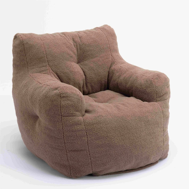 Soft Tufted Foam Recliner Chair for Kids - No Assembly, Ideal for Bedroom, Study, Living Room, Brown