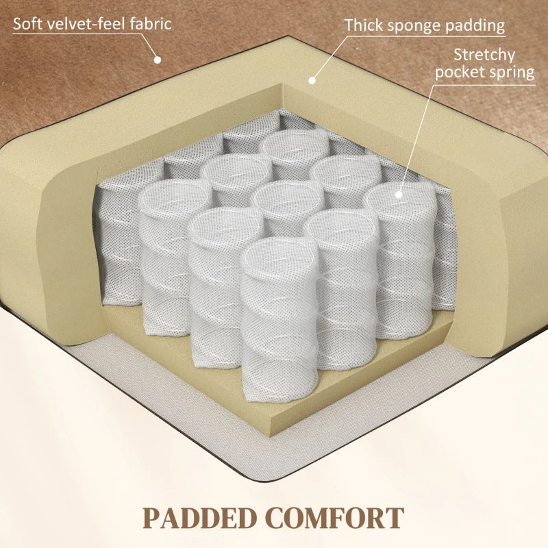 Velvet Electric Lift Recliner Chair in Brown for Ultimate Comfort and Support