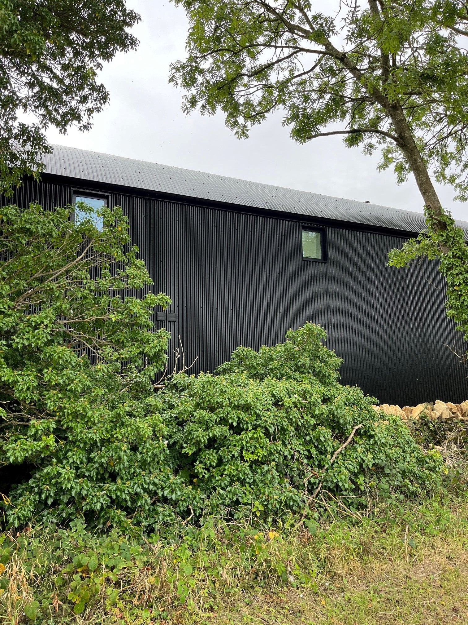 Corrugated 13/3 Profile PVC Plastisol Coated 0.7mm Metal Roof Sheet Black