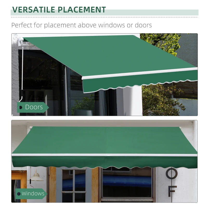 Retractable Awning - Green