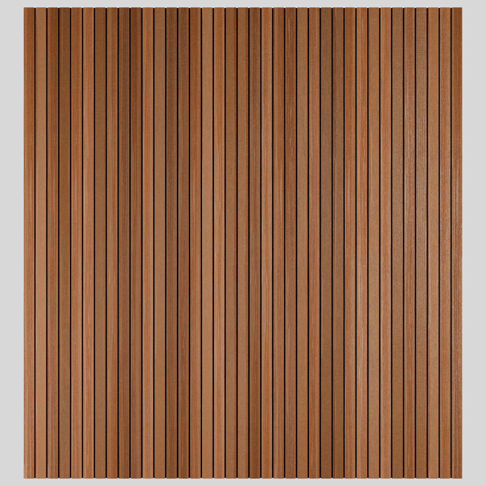 Canadian Cedar Slatted Fence Panels 6mm Spacing - Contemporary Cedar Timber Screening for Gardens