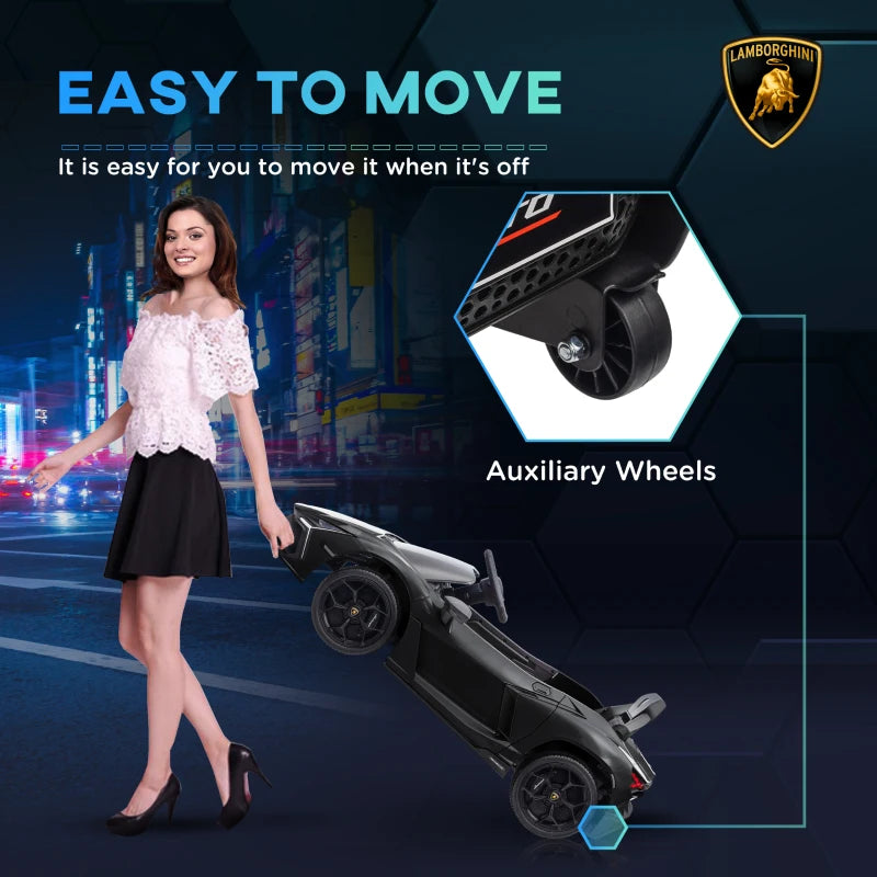 Licensed 12V Lamborghini Revuelto Ride On Car with Butterfly Doors and Remote Control