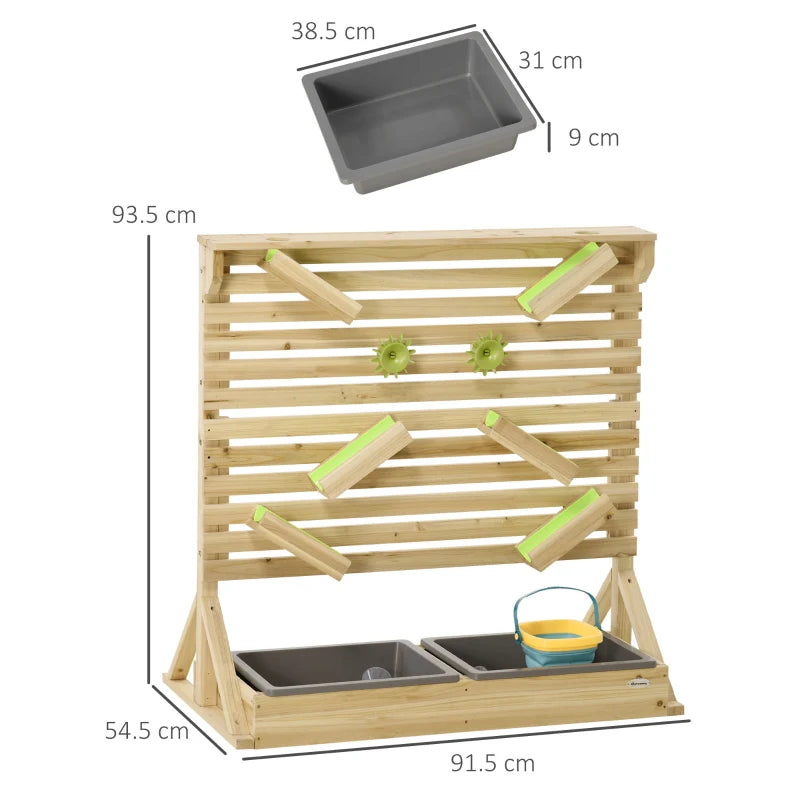 Outdoor Kids Water and Sand Playset with 18 Fun Accessories for Summer Play