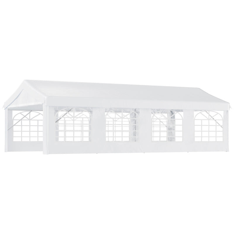 8m x 4m Heavy Duty Garden Gazebo Party Tent Waterproof Carport Event Shelter Outdoor Canopy