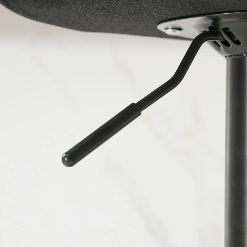 Set of Two Vintage Green Tub Bar Stools for Kitchen or Dining Room