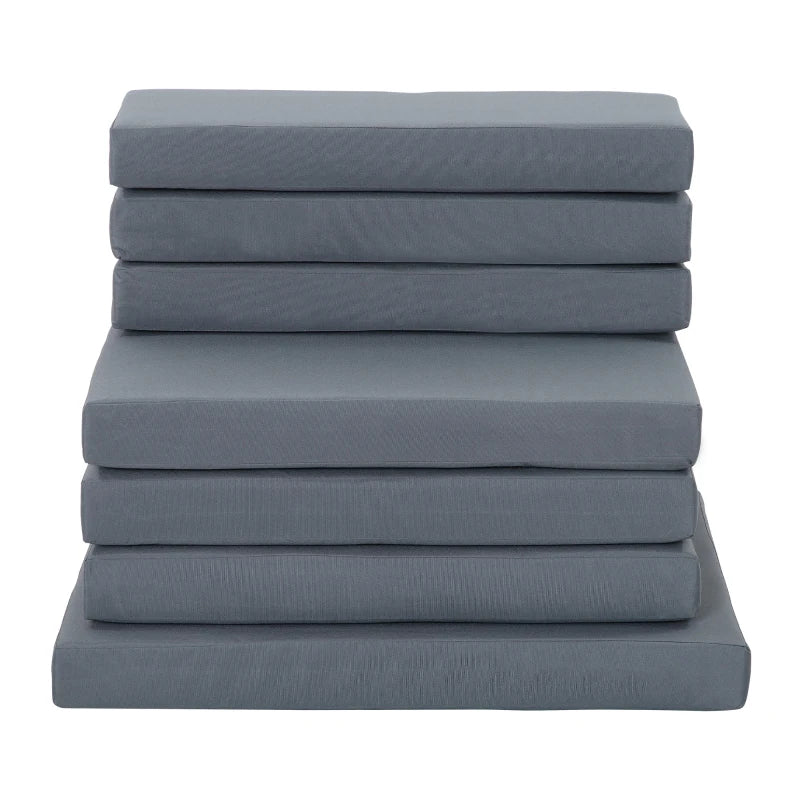 7 Piece Rattan Garden Furniture Cushion Set