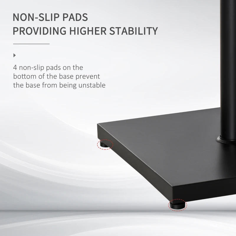 Adjustable Black Steel Square Parasol Stand Base for Garden Patio Umbrella