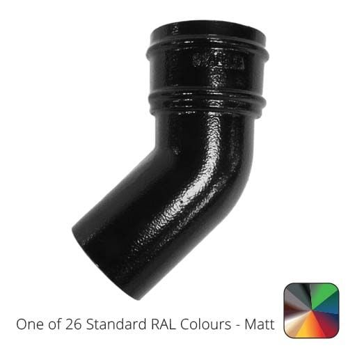 Alumasc 100mm (4") Cast Aluminium 135 Degree Bend without Ears - One of 26 Standard Matt RAL colours TBC