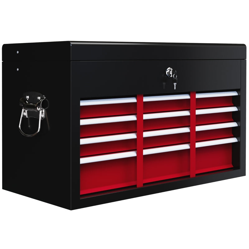 Six Drawer Tool Storage Chest in Red
