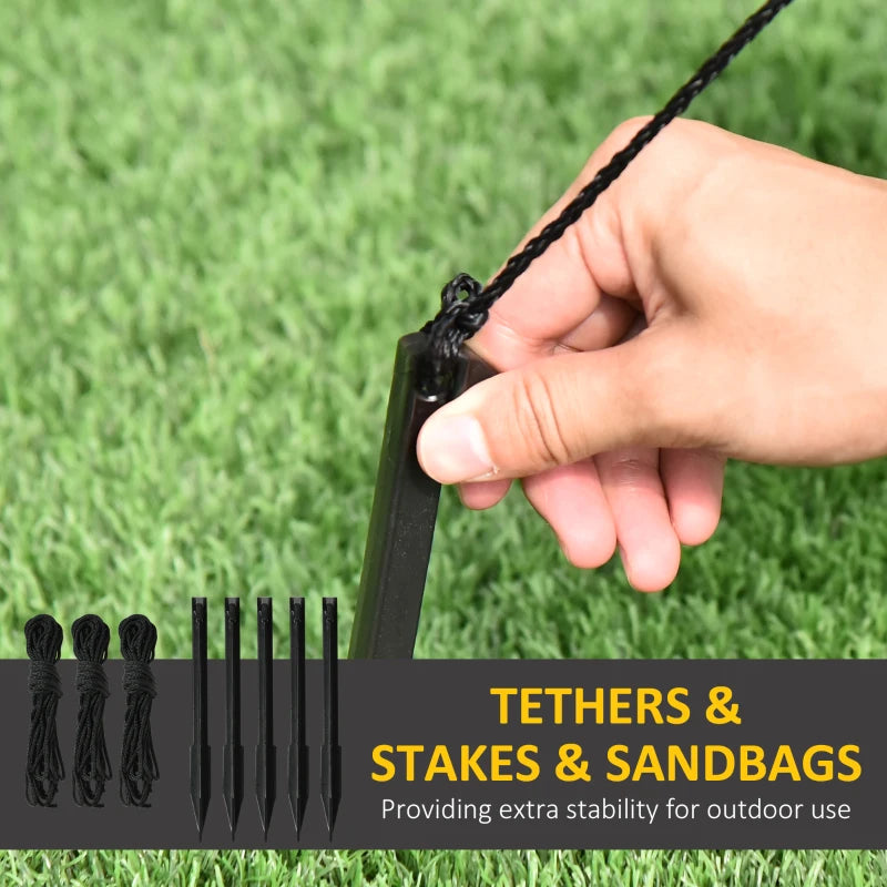 2.1m Inflatable Pumpkin Ghost Head Monster with 6 LED Lights - Halloween Blow Up Yard Decoration for Spooky Holiday Fun