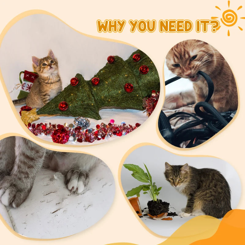70cm Cat Tree Scratching Post - Sisal Activity Center & Condo for Indoor Cats - Climbing Play House & Bed