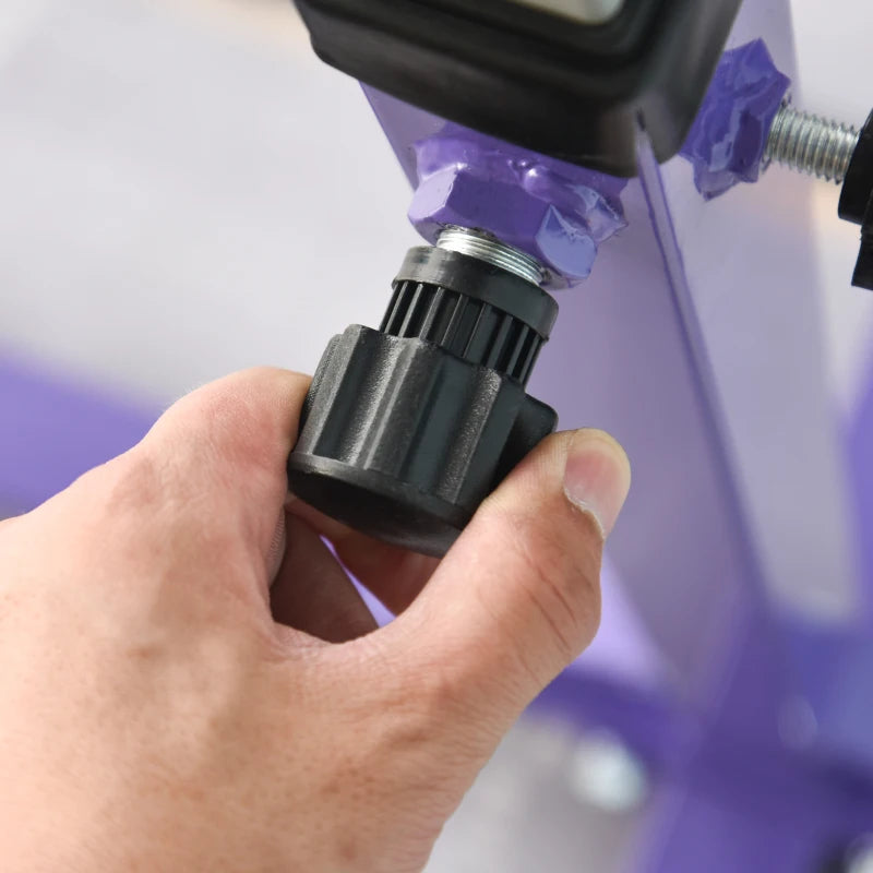 Adjustable Steel Frame Horizontal Gymnastics Bar for Kids Home Gym Training Purple