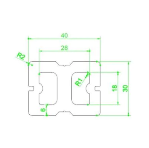 Triton 5m Composite Decking Subframe 30 x 40mm - Black