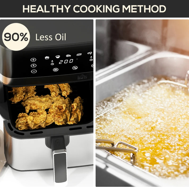 8.5L Dual Basket Air Fryer - Sync & Multi-Menu Cooking for Perfectly Crispy Meals Every Time