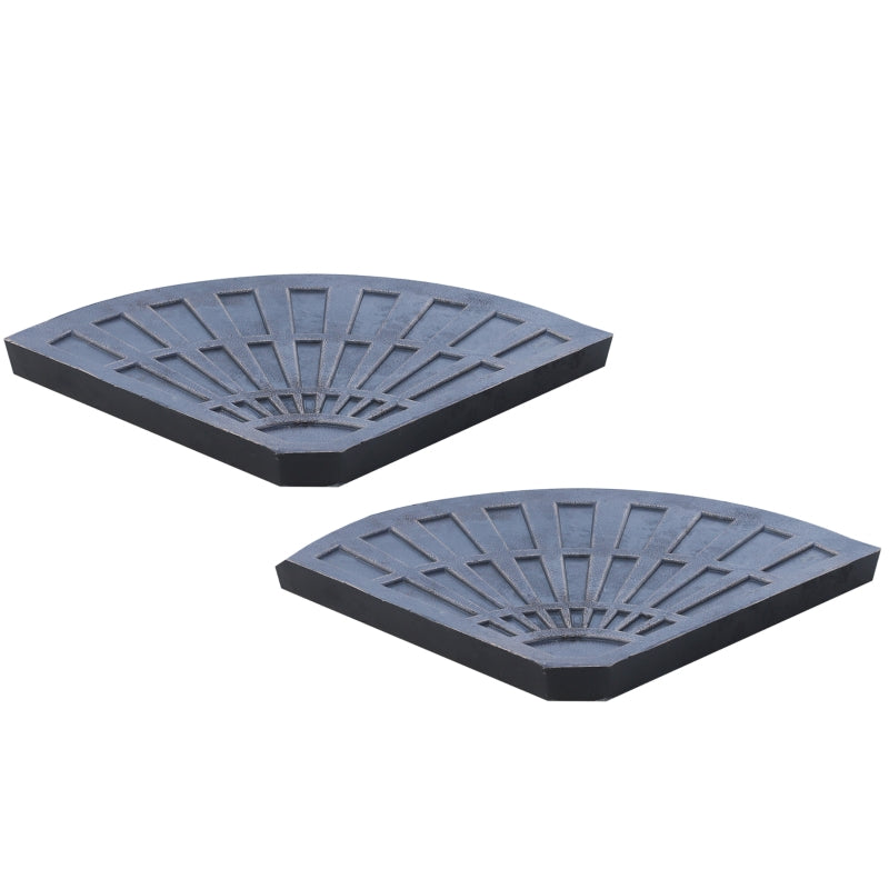 Bronze 28kg Resin Cantilever Parasol Base Set