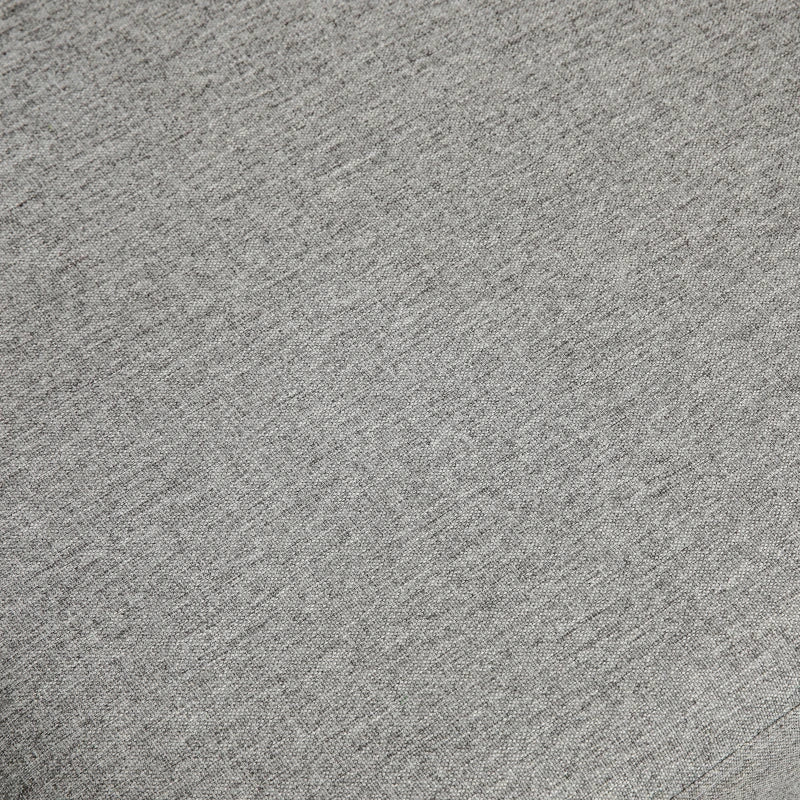 Modern Compact Loveseat Sofa for Living Room with Wooden Legs and Armrests in Light Grey