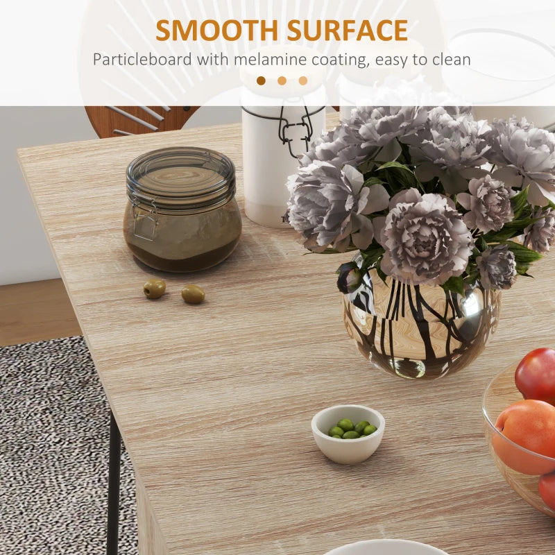 Folding Drop Leaf Dining Table for Small Spaces - 2-Tier Shelves & Rolling Casters - Natural Finish Kitchen Table