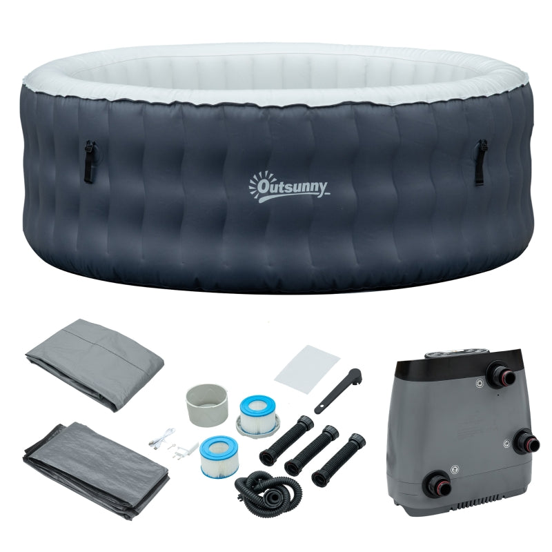 4 Person Hot Tub - Dark Blue