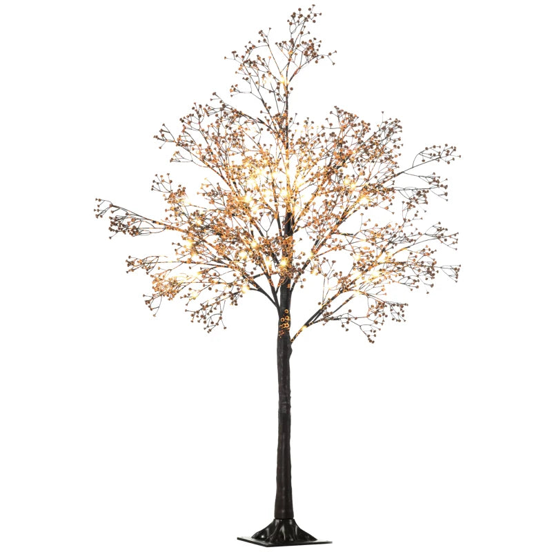 4ft Artificial Gypsophila Blossom Tree with 72 Warm White LED Lights - Perfect for Weddings, Parties, Indoor & Outdoor Decor