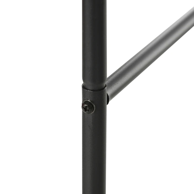 Metal Garden Arch for Climbing Plants and Vines - Black Outdoor Arbor for Weddings, 140L x 40W x 240H cm