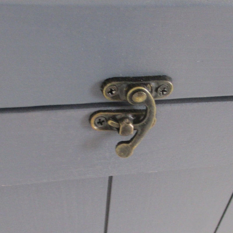 Grey Wood Cold Frame Greenhouse with Elevated Garden Box