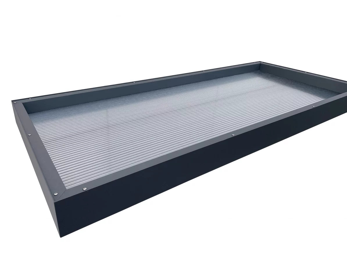 Aluminium 3D-Line Metal Canopy - Bespoke Colour - Brise soleil Front Door Porch Canopy