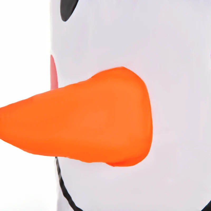 6.5ft Inflatable Snowman with LED Lights - Christmas Air Blown Holiday Decoration for Outdoor Garden Festivities