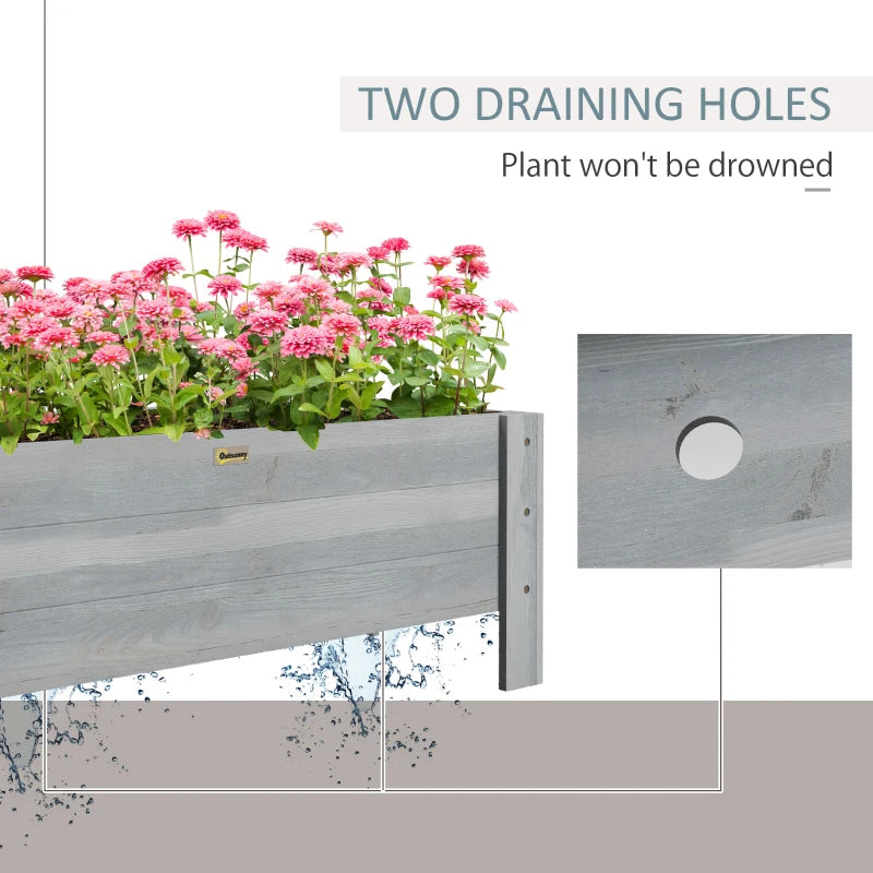 58L Garden Raised Bed Grow Container for Outdoor Plants