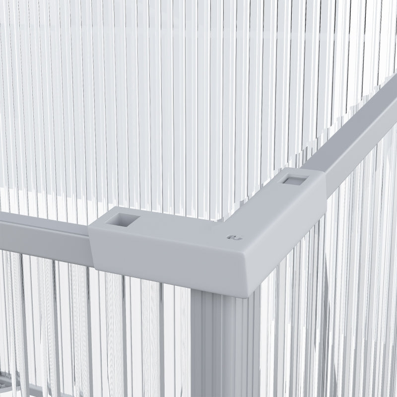 Green Polycarbonate Raised Bed Greenhouse 180x51x51cm