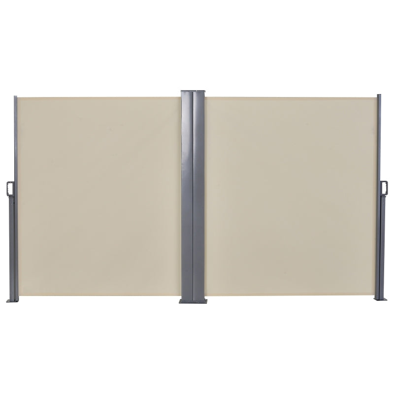 Beige 6m x 1.6m Pull Out Side Awning