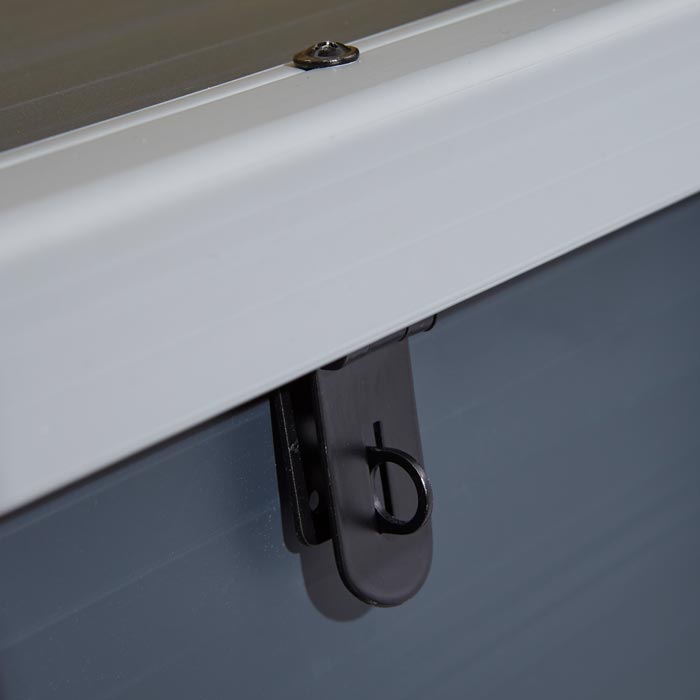 Outdoor Cushion Box Dark Grey 4x2 - Weatherproof