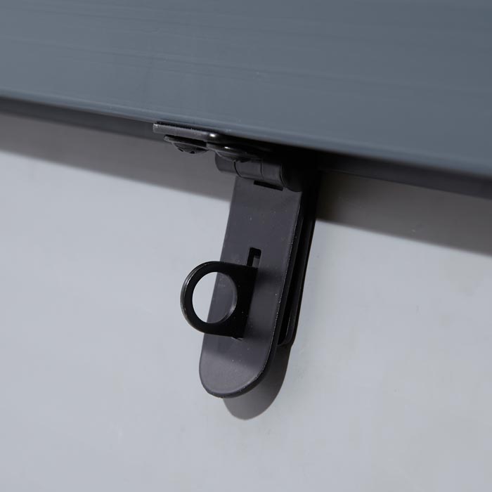 Outdoor Cushion Box Light Grey 4x2 - Weatherproof