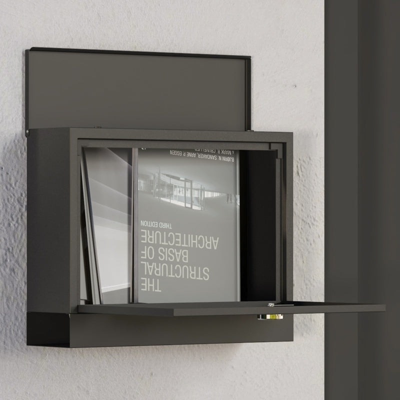 Weatherproof Wall Mounted Mailbox with Two Keys