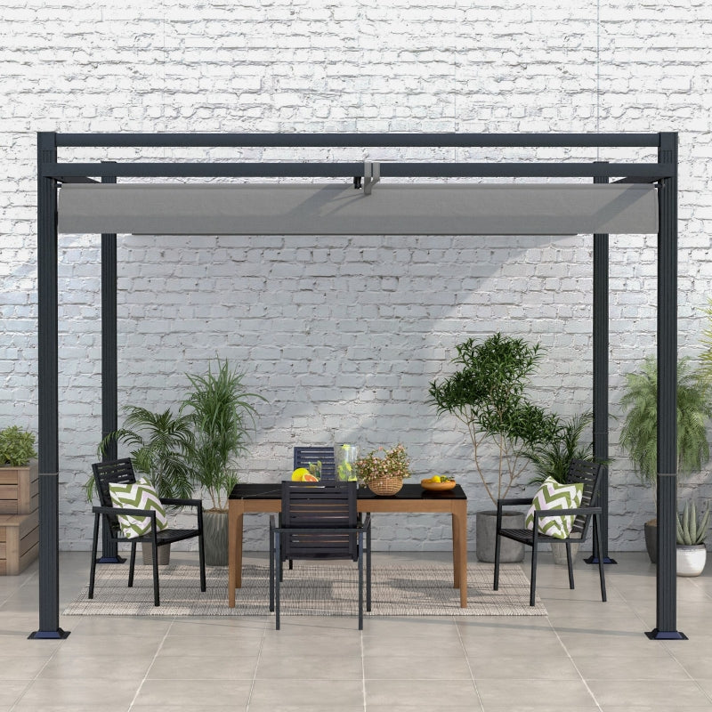 3m x 3m Aluminium Barbecue Pergola