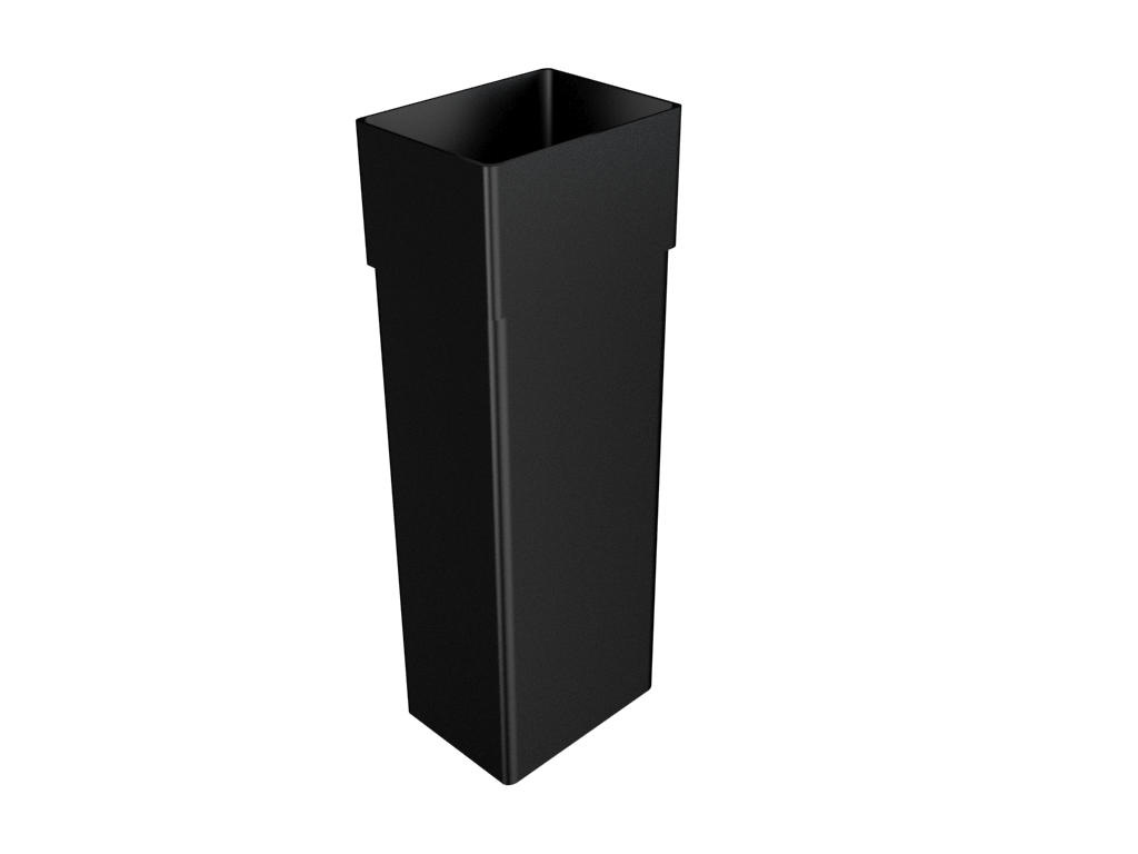 101x76mm Rect (Rad Edge) Swaged Downpipe 3.00m - Custom RAL Colour