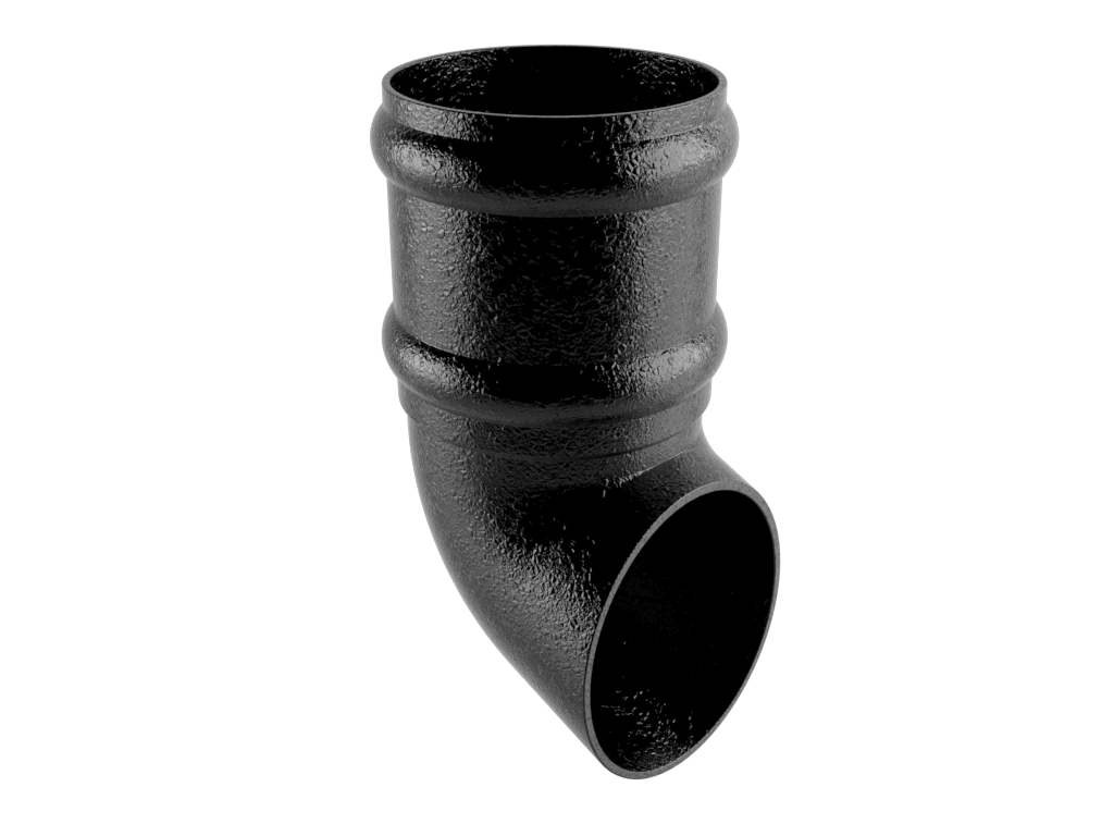 Cast Aluminium Black 63mm Uneared Shoe